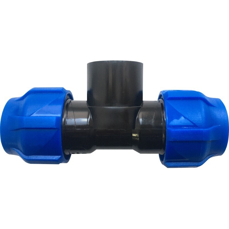 Тройник ПНД Valfex компрессионный переходной 20х20х1/2 ВР(г)