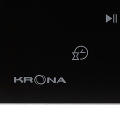 Варочная панель электрическая Krona Racio Zauber 2 конфорки черная - фото 8