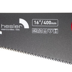 Ножовка по дереву Hesler Teflon 400 мм 7 зуб/дюйм крупный зуб - фото 3