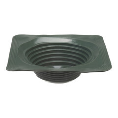 Изображение товара Проходка кровельная КМ 425х425 мм для дымоходов d178-330 мм зеленый силикон