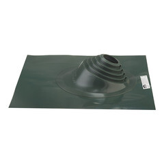 Изображение товара Проходка кровельная КМ 505х505 мм для дымоходов d75-200 мм зеленый силикон