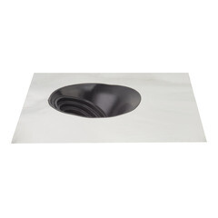 Проходка кровельная КМ 505х505 мм для дымоходов d75-200 мм черный силикон - фото 2