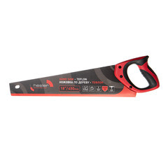 Ножовка по дереву Hesler Teflon 450 мм 7 зуб/дюйм крупный зуб - фото 2