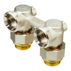 Узел нижнего подключения угловой Тесе 1/2 ВР(г) х 3/4 EK для радиатора (8740438) - фото 3