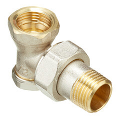 Клапан запорный угловой Тесе 1/2 НР(ш) х 1/2 ВР(г) для радиатора (8740434) - фото 3