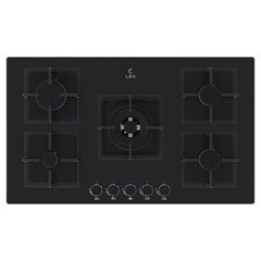 Варочная панель газовая Lex GVG 955 5 конфорок черная