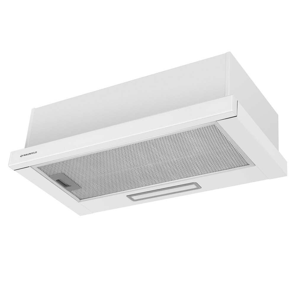 Изображение товара Кухонная вытяжка встраиваемая Maunfeld Clyde 60 Glass White 60 см белая