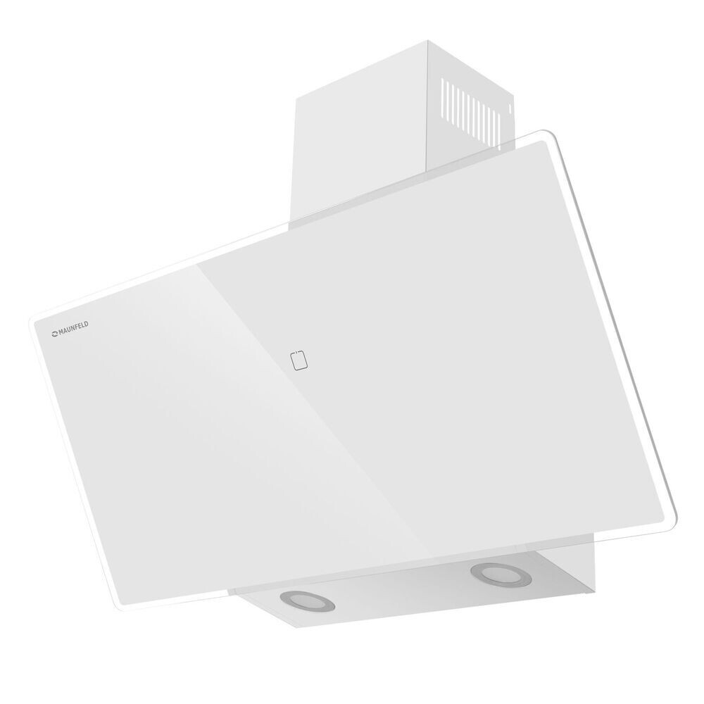 Изображение товара Кухонная вытяжка наклонная Maunfeld Eagle 850 90 Glass White 90 см белая