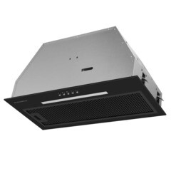 Кухонная вытяжка встраиваемая Maunfeld Trapeze 603Em Black 59,5 см черная