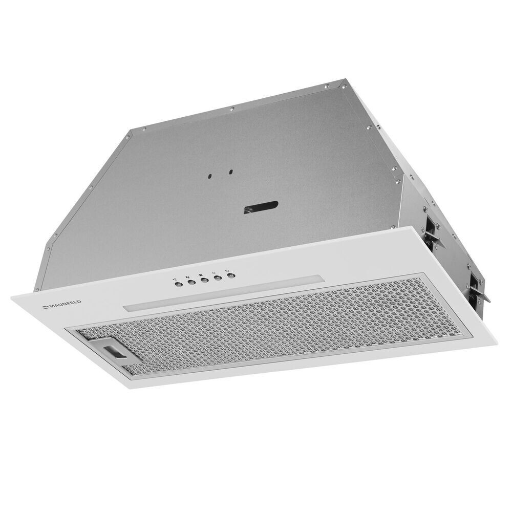 Изображение товара Кухонная вытяжка встраиваемая Maunfeld Trapeze 603Em White 59,5 см белая