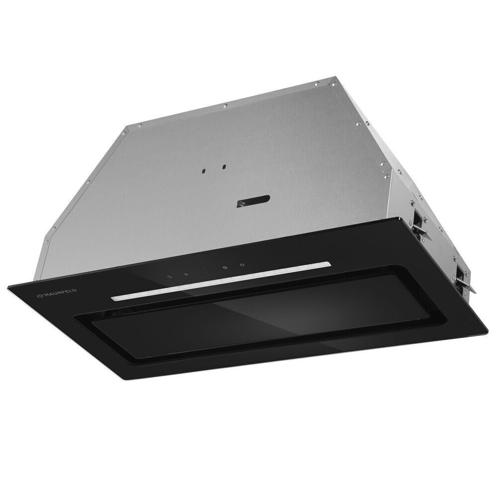 Изображение товара Кухонная вытяжка встраиваемая Maunfeld Trapeze 602Sgg Black 59,8 см черная Изображение товара Кухонная вытяжка встраиваемая Maunfeld Trapeze 602Sgg Black 59,8 см черная