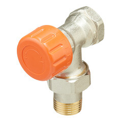 Клапан регулирующий угловой Тесе 1/2 НР(ш) х 1/2 ВР(г) для радиатора (8740432) - фото 3