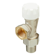 Клапан регулирующий угловой Тесе 1/2 НР(ш) х 1/2 ВР(г) для радиатора (8740463) - фото 3