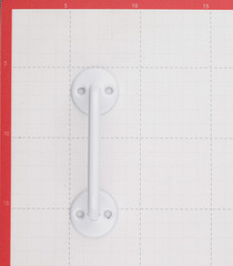 Ручка-скоба РС белая 80 мм - фото 2