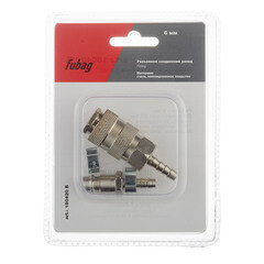 Набор фитингов Fubag для соединения 6 мм с обжимным кольцом (180420 В) - фото 3