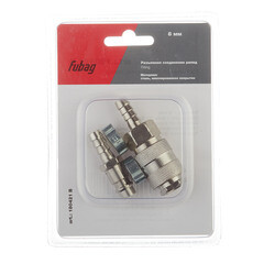 Набор фитингов Fubag для соединения 8 мм с обжимным кольцом (180421 В) - фото 2