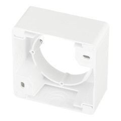 Коробка монтажная Systeme Electric Glossa белая (GSL000100) - фото 1