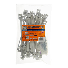 Ремешок для кабеля и труб Европартнер 16-32 мм серый (30 шт.) - фото 2