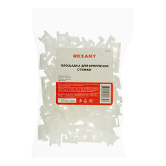 Площадка для крепления стяжек Rexant 22х16 мм белая (100 шт.) (07-2102) - фото 2