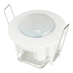 Изображение товара Датчик движения встраиваемый Feron SEN86 IP20 220 В 360 градусов до 6 м инфракрасный белый (22061)