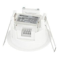 Датчик движения встраиваемый Feron SEN86 IP20 220 В 360 градусов до 6 м инфракрасный белый (22061) - фото 2