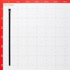 Стяжка кабельная Европартнер PRM 300х7,5 мм многоразовая нейлоновая черная (50 шт.) (88263) - фото 3