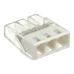 Изображение товара Клемма на 3 провода Stekker 0,5-2,5 кв.мм самозажимная без пасты (20 шт.) (49830)