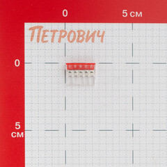 Клемма на 5 проводов Stekker 0,5-2,5 кв.мм самозажимная без пасты (20 шт.) (49832) - фото 3