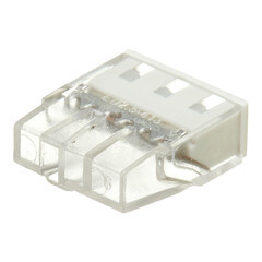 Клемма на 3 провода Stekker 0,5-2,5 кв.мм самозажимная с пастой (20 шт.) (49834) - фото 4