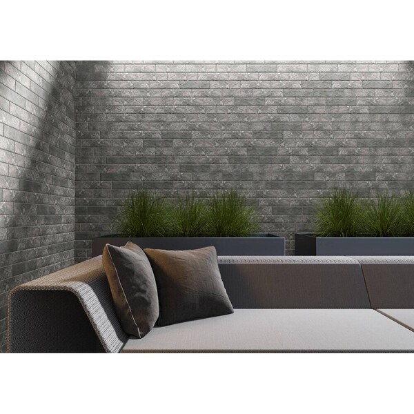 Клинкерная плитка для фасада Paradyz Octane Grafit (46 шт.= 0,74 кв.м ...