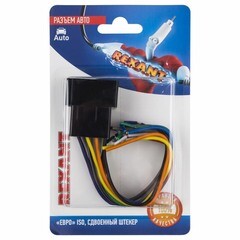 Разъем для автомагнитолы Евро ISO штекер двойной Rexant - фото 2