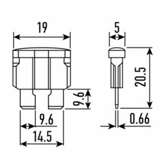 Набор предохранителей автомобильных стандарт 15 А Rexant (100 шт.) - фото 2