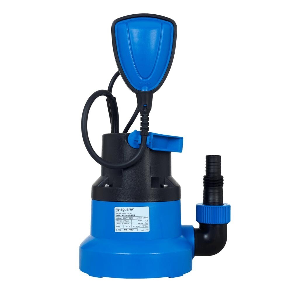 Изображение товара Дренажный погружной насос Aquario ADS-400-5E/1 для грязной воды 140 л/мин