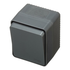 Выключатель Systeme Electric AtlasDesign Profi54 одноклавишный накладной антрацит (ATN544015) - фото 5