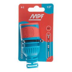 Соединитель 1/2 для поливочного шланга MPF пластиковый (ДС.071276) - фото 3