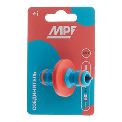 Соединитель для шлангов MPF двойной пластиковый (ДС.071285) - фото 4