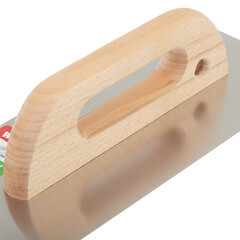 Гладилка плоская Wenzo 280х130 мм для клея и штукатурки с деревянной ручкой - фото 3