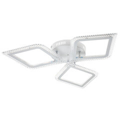 Изображение товара Светильник светодиодный накладной Ritter Losanga 2700-6400К 72 Вт 22 кв.м белый IP20 с пультом (52927 3)