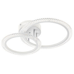 Изображение товара Светильник светодиодный накладной Ritter Riflesso 2700-6400К 52 Вт 16 кв.м белый IP20 с пультом (52924 2)