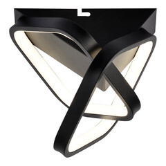 Изображение товара Светильник светодиодный накладной Ritter Falena 2700-6400К 60 Вт 6 кв.м черный IP20 (51653 2)