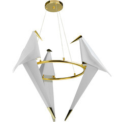 Изображение товара Светильник светодиодный подвесной Ritter Birdie 4000К 25 Вт 2 кв.м золото IP20 (51604 4)