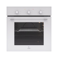 Духовой шкаф электрический встраиваемый Lex EDM 046 WH 595 мм белый