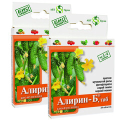 Изображение товара Средство для защиты растений от болезней АБТ Групп Алирин-Б 20 таблеток (2 шт.)