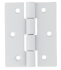 Петля ПН 1 карточная универсальная неразъемная 60х40 мм белая (2 шт.) - фото 3