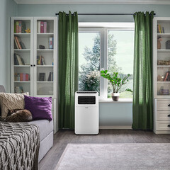 Кондиционер мобильный Ballu Aura BPAC-09 CP/N1_24Y 995 Вт 23 м2 с пультом - фото 3