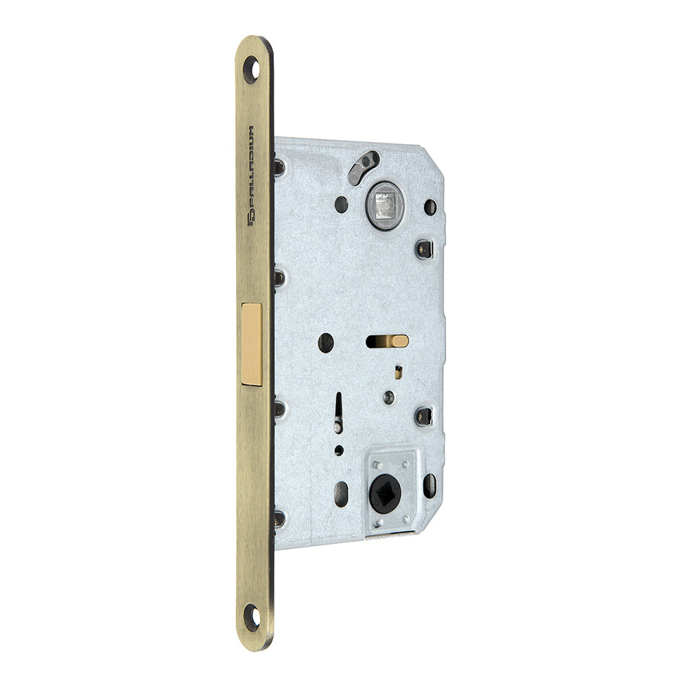 Изображение товара Замок врезной Palladium 600-M AB для межкомнатной двери под фиксатор античная бронза