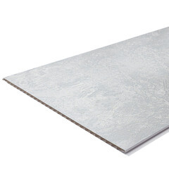 Изображение товара Панель ПВХ 375х2600х8 мм Venta бесшовная офсет камея белое серебро 0,975 кв.м