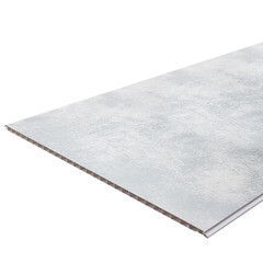 Панель ПВХ 375х2600х8 мм Venta бесшовная офсет импресса белое серебро 0,975 кв.м - фото 1