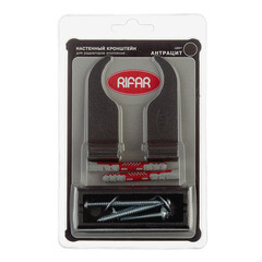 Кронштейн Rifar для радиатора черный (2 шт.) (КРУРЦ9005) - фото 2