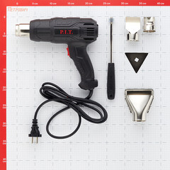 Фен строительный электрический P.I.T. PHG2000-D 2000 Вт - фото 3